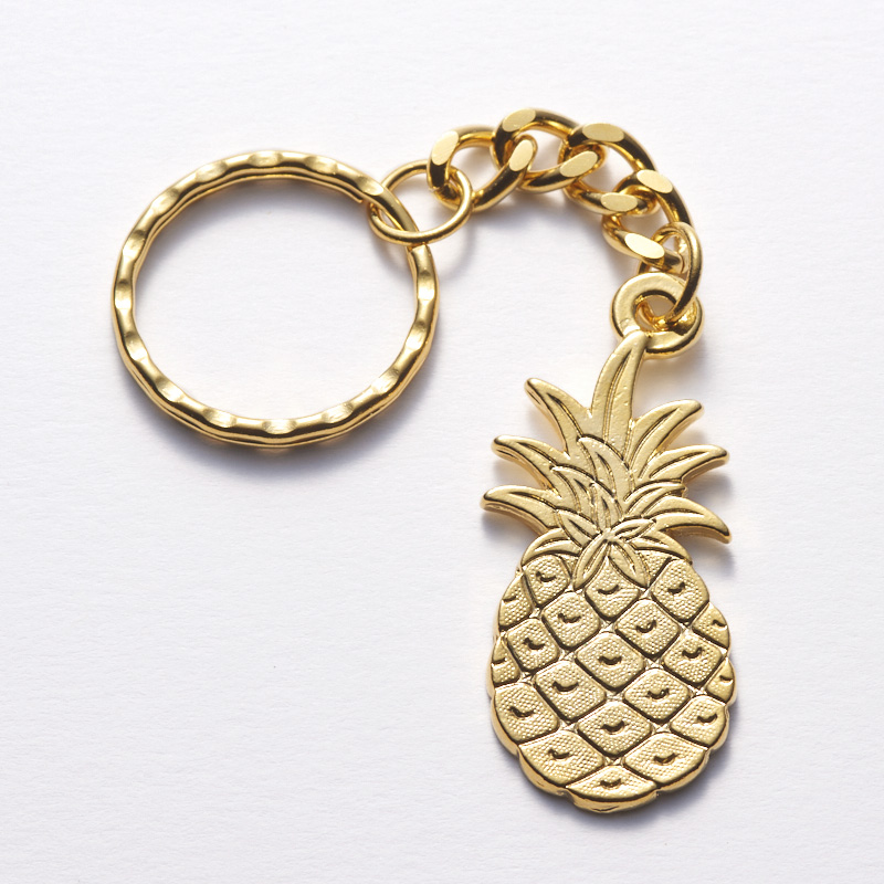Key Chain with Large Pineapple