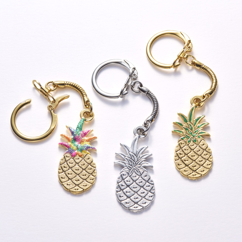 Pineapple Key Chain-Latch Top ($3.75 to $6.00)