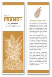 The Story of the Pineapple, &amp; pineapples as symbols of hospitality