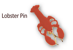 Seaside Collection Lobster Pin